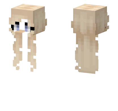 Female HB Long Blonde V5 Minecraft skin