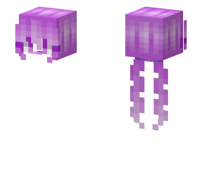 Female HB Long Curly Pink Back Pigtails Minecraft skin