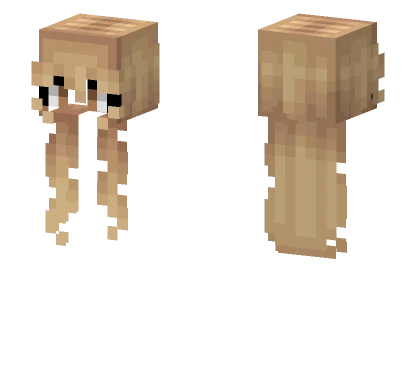 Female HB Long Dirty Blonde V3 Minecraft skin
