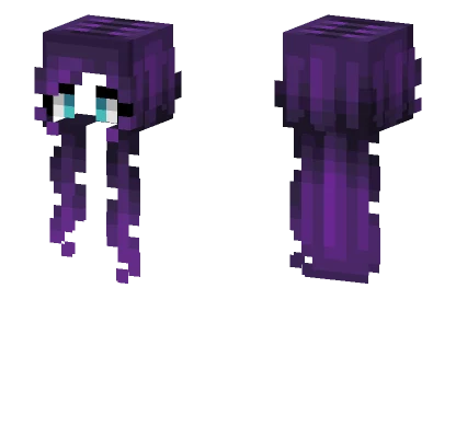 Female HB Midnight Purple Fade V2 Minecraft skin