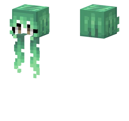 Female Hb Mint Green Minecraft skin
