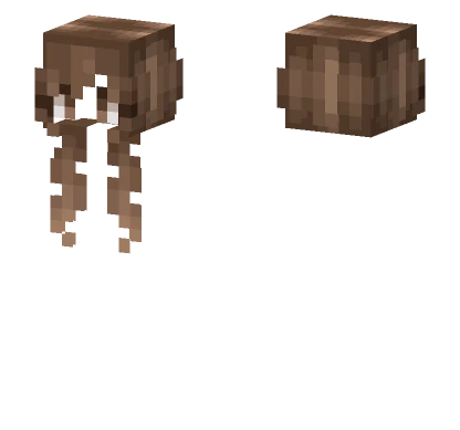 Female HB Natural Brunette Minecraft skin