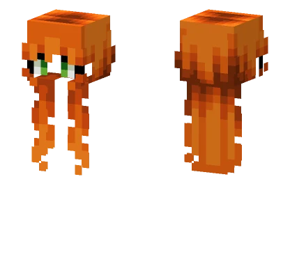 Female HB Orange Ginger V3 Minecraft skin