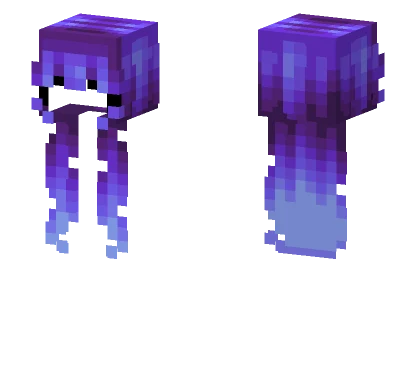 Female HB Orchid Purple Ombre Fade V2 Minecraft skin