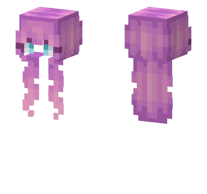 Female HB Pinkish Valentine Purple Minecraft skin