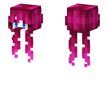 Female Hb Rose Pink Pigtails Minecraft skin