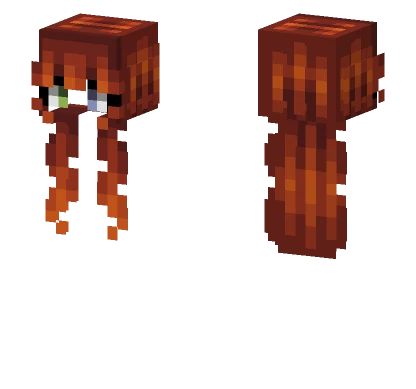 Female HB Royal Rusty Ginger v3 Minecraft skin