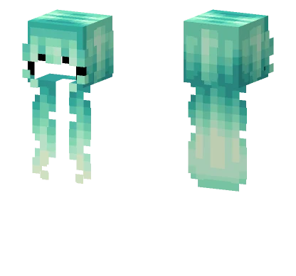Female Hb Sea Glass Green Ombre Fade V2 Minecraft skin