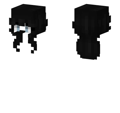 Female HB Short Black Fade V2 Minecraft skin