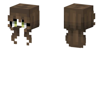 Female Hb Short Dull Brunette Minecraft skin