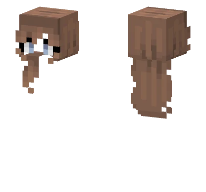 Female HB Short Light Brown Fade V2 Minecraft skin