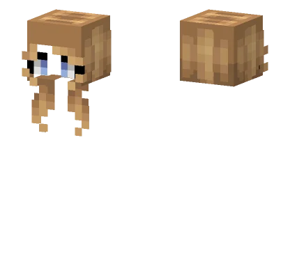 Female HB Short Sand Blonde V3 Minecraft skin