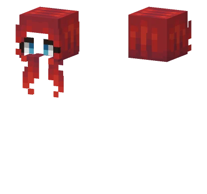 Female HB Short Strawberry Fade Minecraft skin