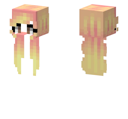 Female HB Straight Pink Lemonade Fade V2 Minecraft skin