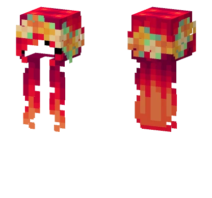 Female Hb Sunset Fade Flowers Minecraft skin