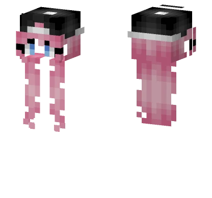 Female HB Tomboy Black Hat Minecraft skin