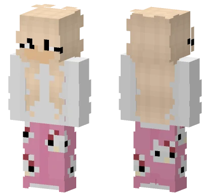 Female Hello Kitty Outfit Minecraft skin