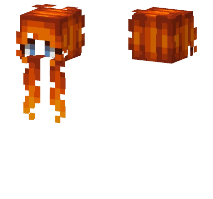 Female Mandarin Ginger Minecraft skin