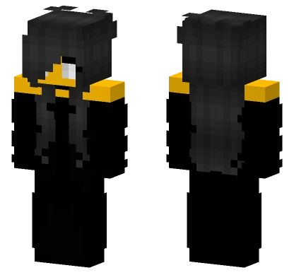 Female Midnight Dress Minecraft skin