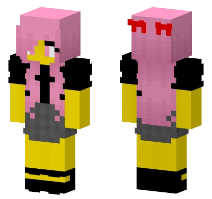Female Mini Bowties Skirt Minecraft skin