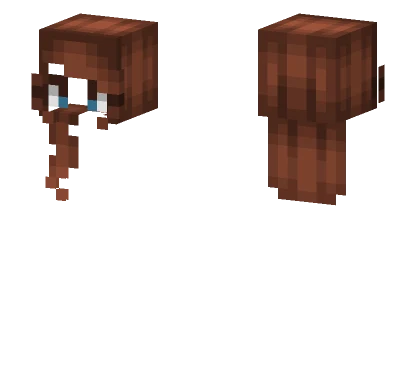 Female Pudding Brown Brunette Minecraft skin