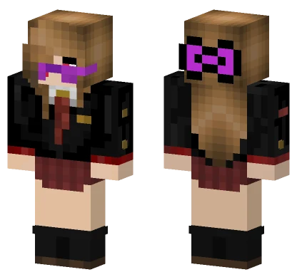 Female School Uniform Minecraft skin