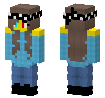 Female Skywars Headband Minecraft skin