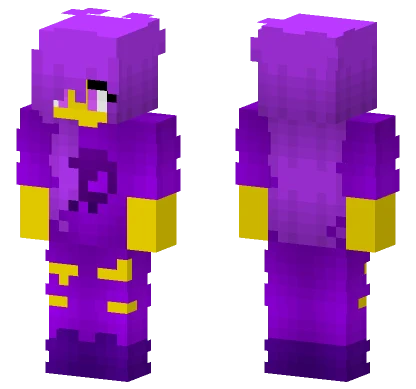 Female Slowed Down Minecraft skin