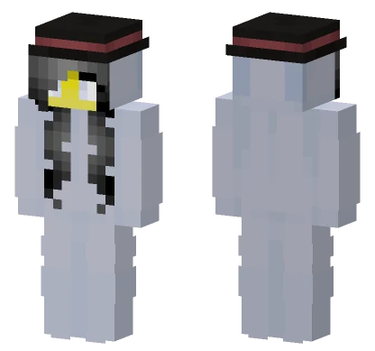 Female Snowman Onesie Hat Minecraft skin
