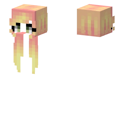 Female Straight Pink Lemonade Fade Minecraft skin