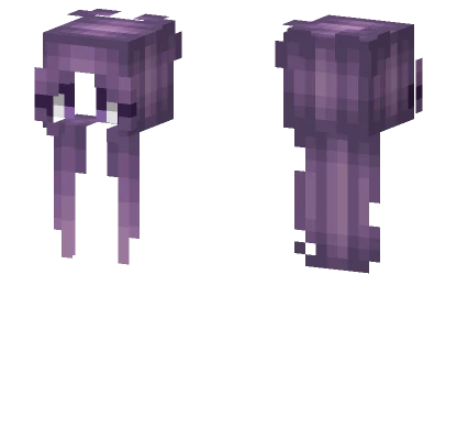 Female Straight Plum Purple Minecraft skin