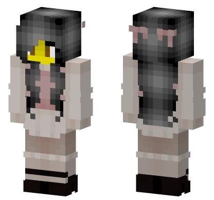 Female Sweater Vest Skirt Minecraft skin
