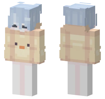 Femboy Duck Hoodie Minecraft skin