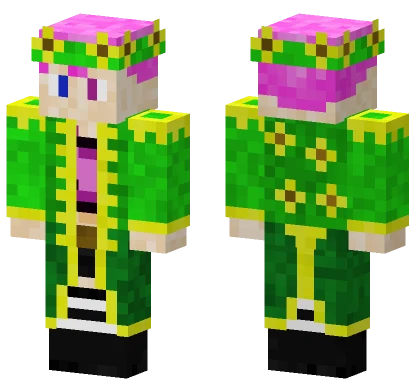 Femboy Sunflower General Minecraft skin