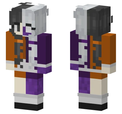 Feminine Twoface Minecraft skin