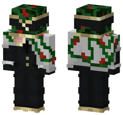 Festive Holly Outfit Minecraft skin