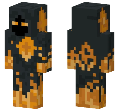 Fier Fire Monster Minecraft skin