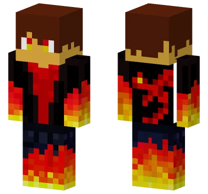 Fiery Boi Minecraft skin