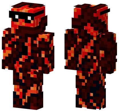 Fiery Demon Minecraft skin