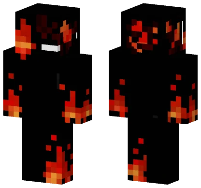 Fiery Smile Minecraft skin