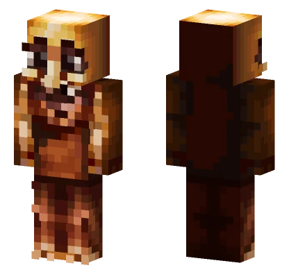 Fiery Warrior Suit Minecraft skin