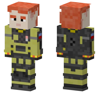 Finka Firefighter Suit Minecraft skin
