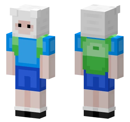 Finn Da Human Minecraft skin