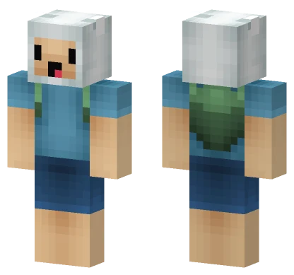 Finn No Shoes Minecraft skin