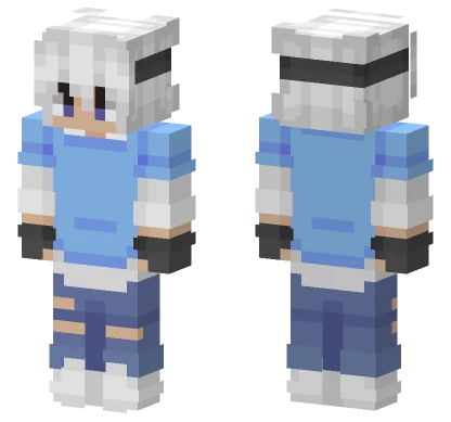 Finn Shark Boy Minecraft skin