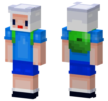 Finn the Human Minecraft skin