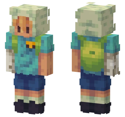 Finn the Human Minecraft skin
