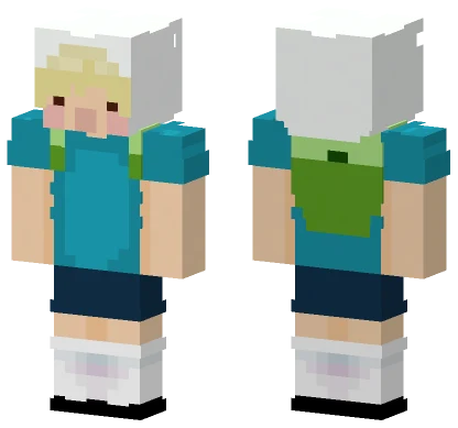 Finn The Human Kawaii Minecraft skin