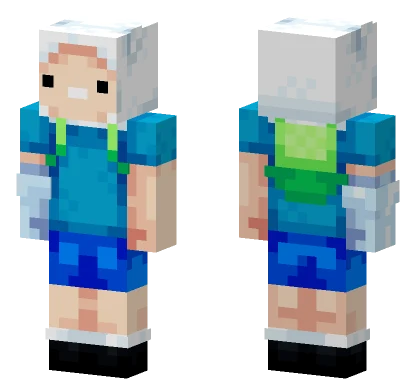 Finn The Human Remake Minecraft skin
