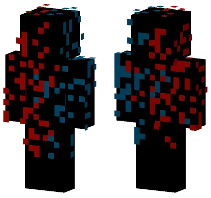 Fire and Ice Minecraft skin